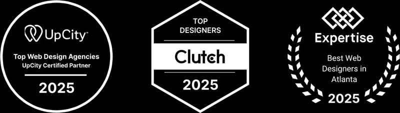 Trajectory Web Design recognized by Clutch, UpCity, Expertise, and DesignRush as a top web design agency