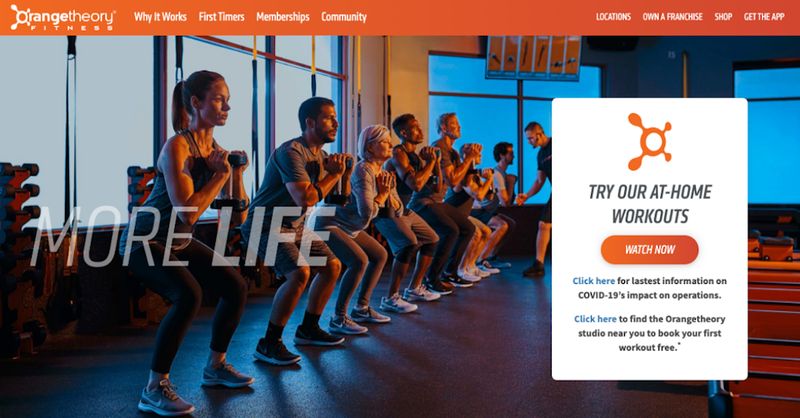 Orangetheory orange website