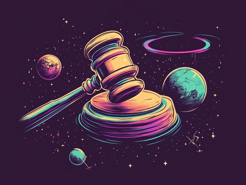 An illustration of a gavel